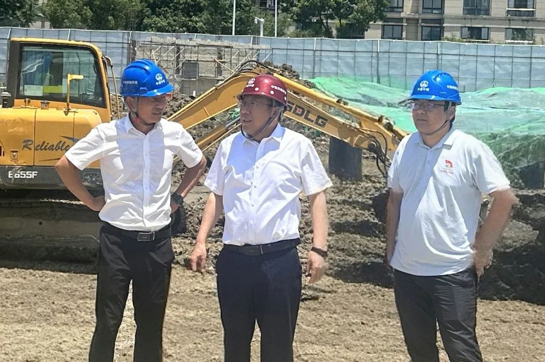 公司黨委書記、董事長李明華到蘇州清樹灣項目檢查指導工作.jpg